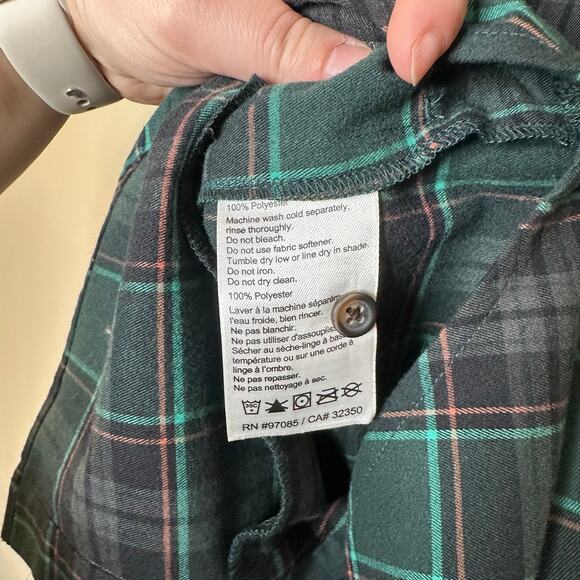 Outdoor Research Kulshan Tunic Green Fir Plaid Pockets Button Up Medium Hiking - Picture 9 of 10
